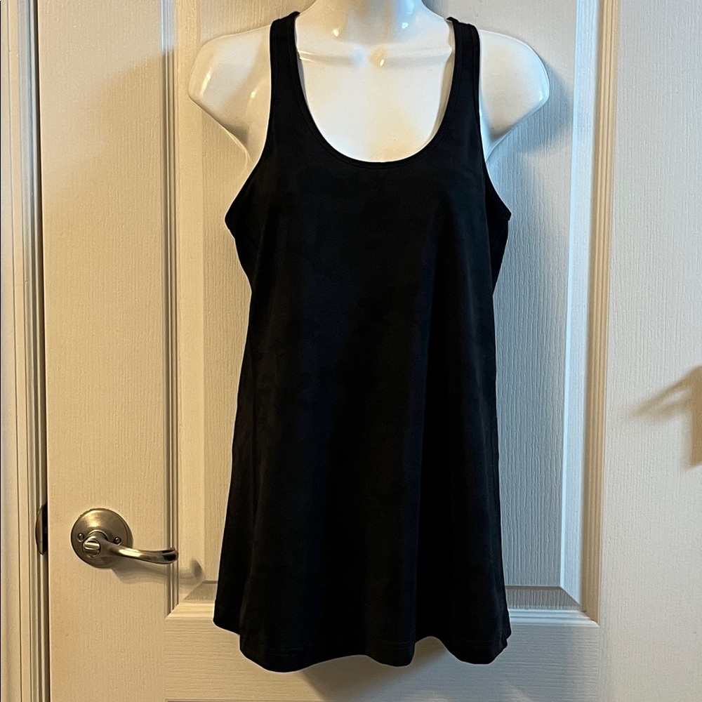 Lululemon Cool Racerback Tank Camo Deep Coal Multi Size 8 - Picture 2 of 5
